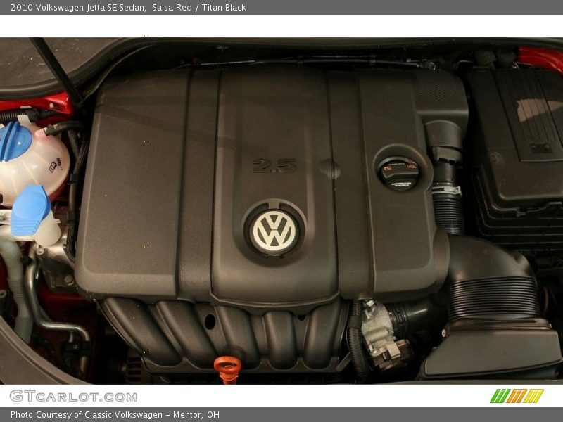 Salsa Red / Titan Black 2010 Volkswagen Jetta SE Sedan