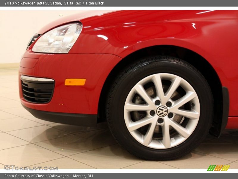 Salsa Red / Titan Black 2010 Volkswagen Jetta SE Sedan