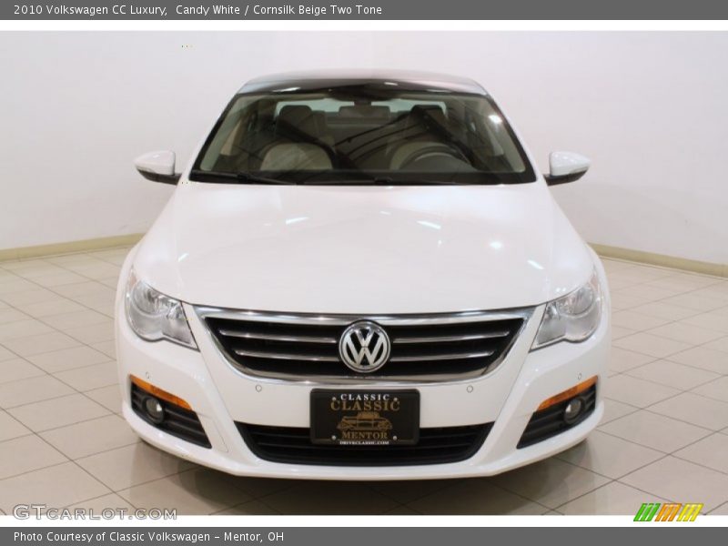 Candy White / Cornsilk Beige Two Tone 2010 Volkswagen CC Luxury
