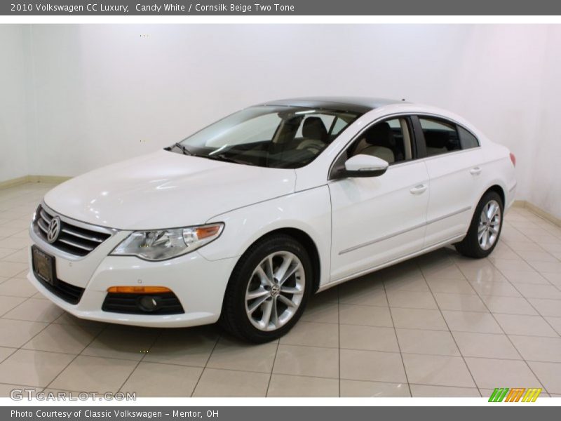 Candy White / Cornsilk Beige Two Tone 2010 Volkswagen CC Luxury
