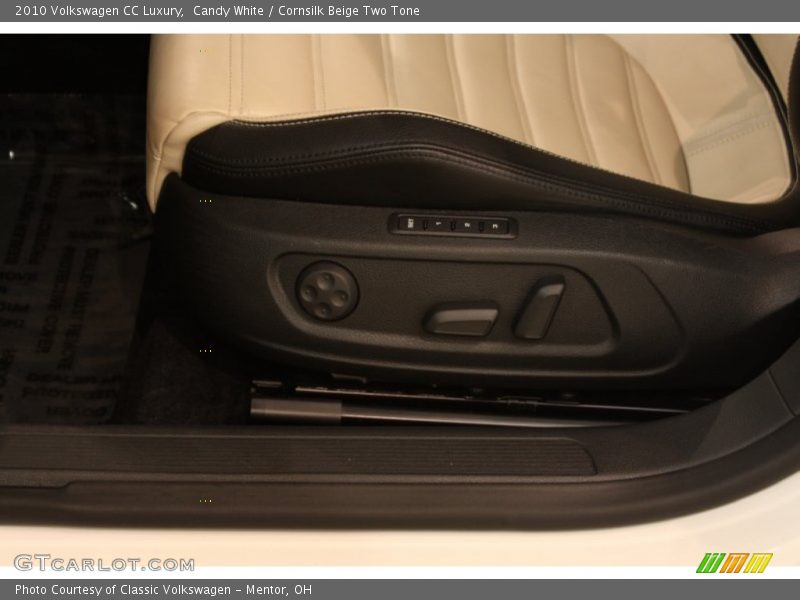 Candy White / Cornsilk Beige Two Tone 2010 Volkswagen CC Luxury