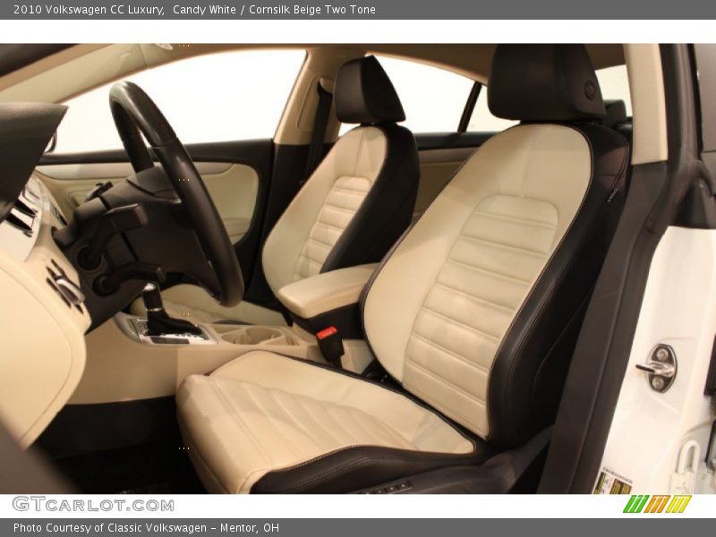 Candy White / Cornsilk Beige Two Tone 2010 Volkswagen CC Luxury