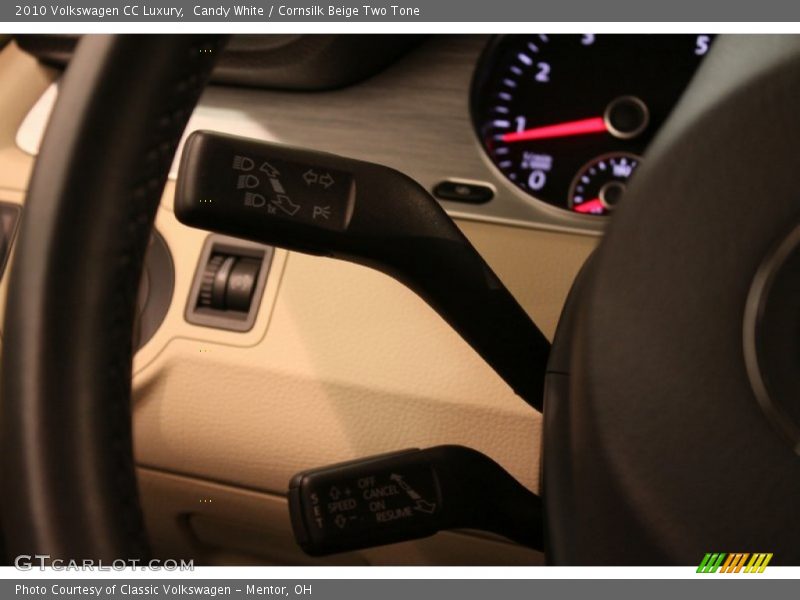 Candy White / Cornsilk Beige Two Tone 2010 Volkswagen CC Luxury