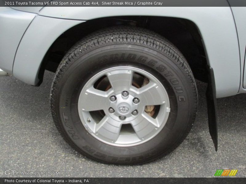 Silver Streak Mica / Graphite Gray 2011 Toyota Tacoma V6 TRD Sport Access Cab 4x4