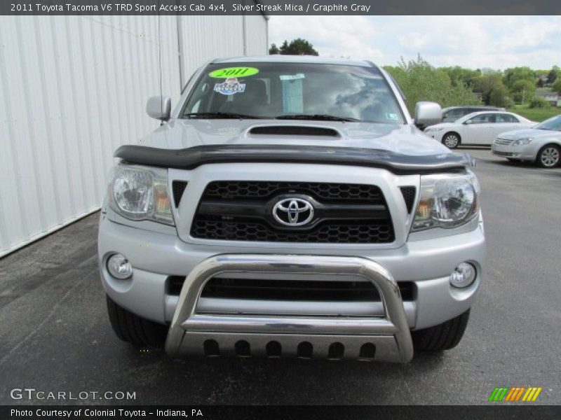 Silver Streak Mica / Graphite Gray 2011 Toyota Tacoma V6 TRD Sport Access Cab 4x4
