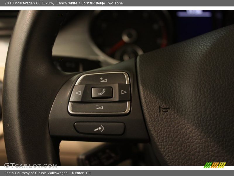 Candy White / Cornsilk Beige Two Tone 2010 Volkswagen CC Luxury