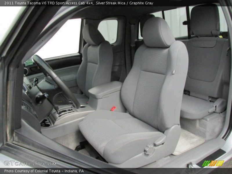 Silver Streak Mica / Graphite Gray 2011 Toyota Tacoma V6 TRD Sport Access Cab 4x4