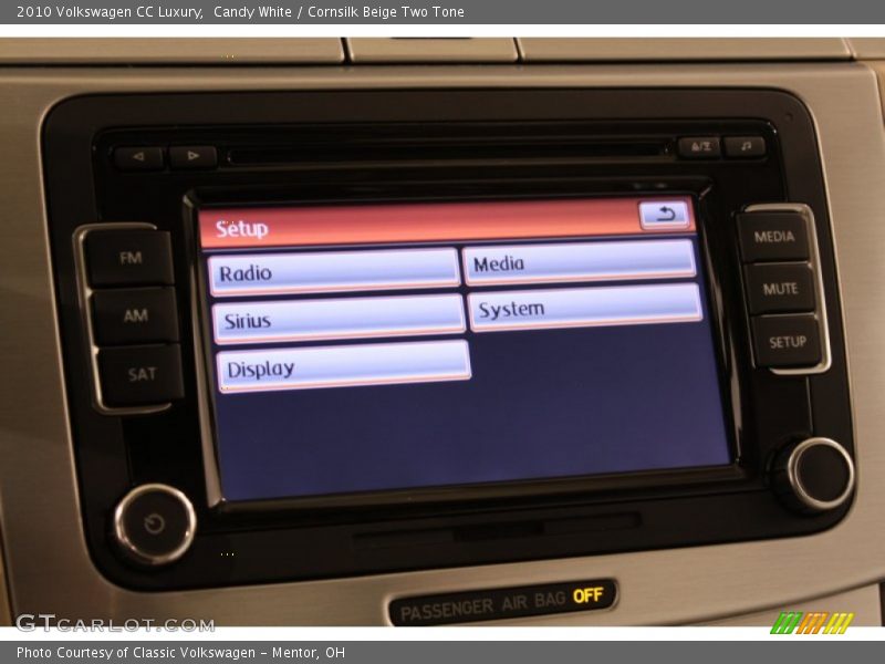 Candy White / Cornsilk Beige Two Tone 2010 Volkswagen CC Luxury