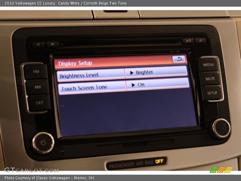 Candy White / Cornsilk Beige Two Tone 2010 Volkswagen CC Luxury