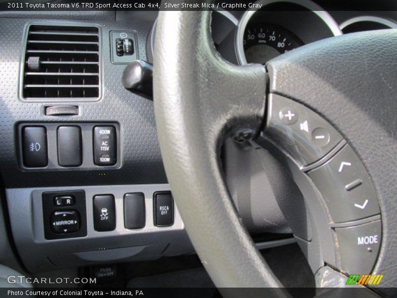 Silver Streak Mica / Graphite Gray 2011 Toyota Tacoma V6 TRD Sport Access Cab 4x4