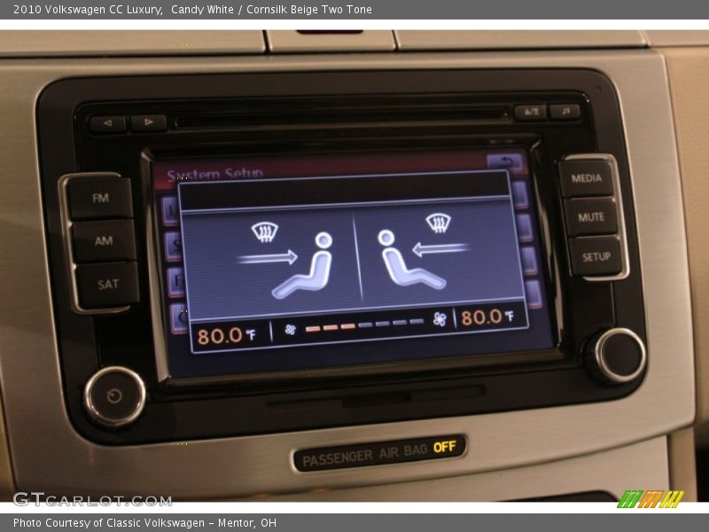 Candy White / Cornsilk Beige Two Tone 2010 Volkswagen CC Luxury