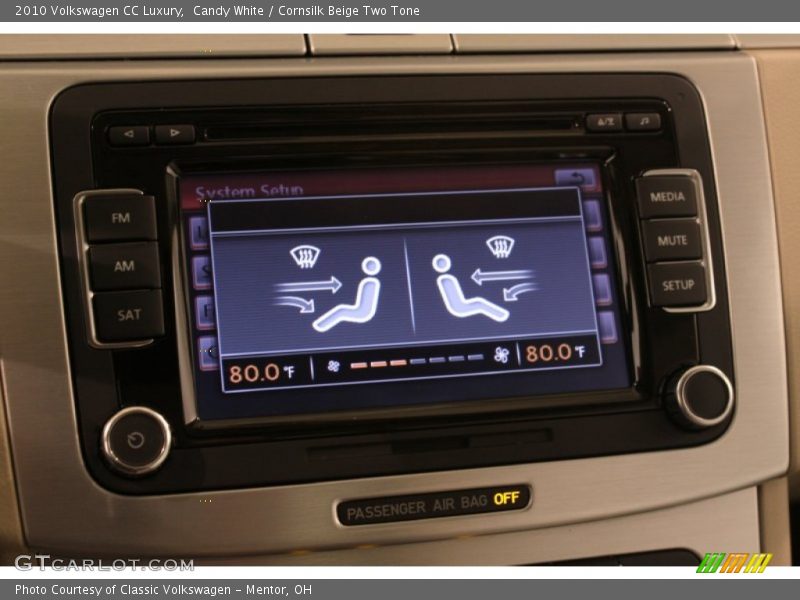 Candy White / Cornsilk Beige Two Tone 2010 Volkswagen CC Luxury