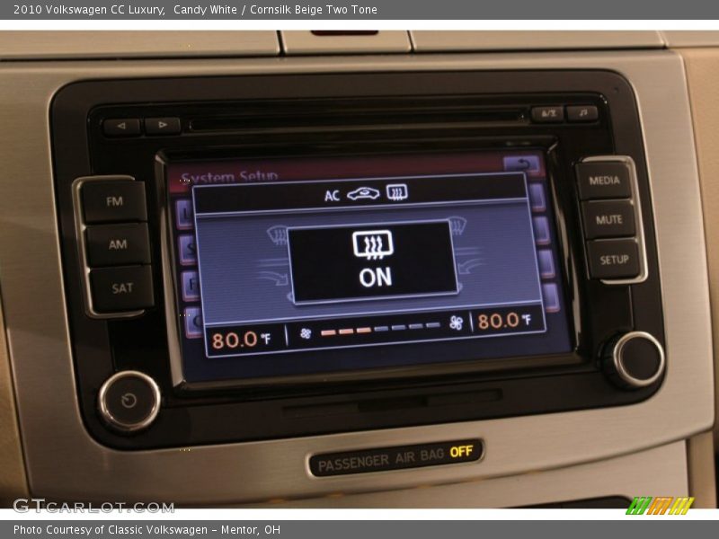 Candy White / Cornsilk Beige Two Tone 2010 Volkswagen CC Luxury