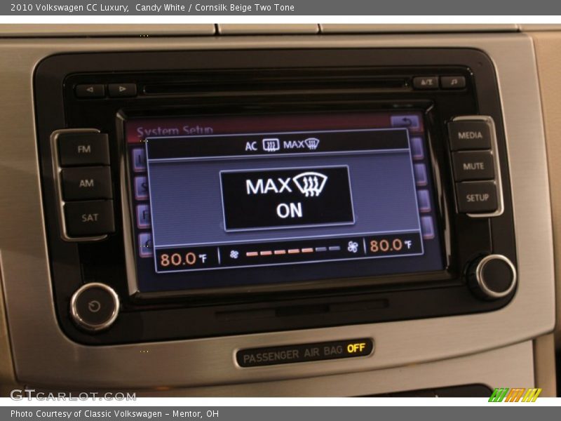 Candy White / Cornsilk Beige Two Tone 2010 Volkswagen CC Luxury
