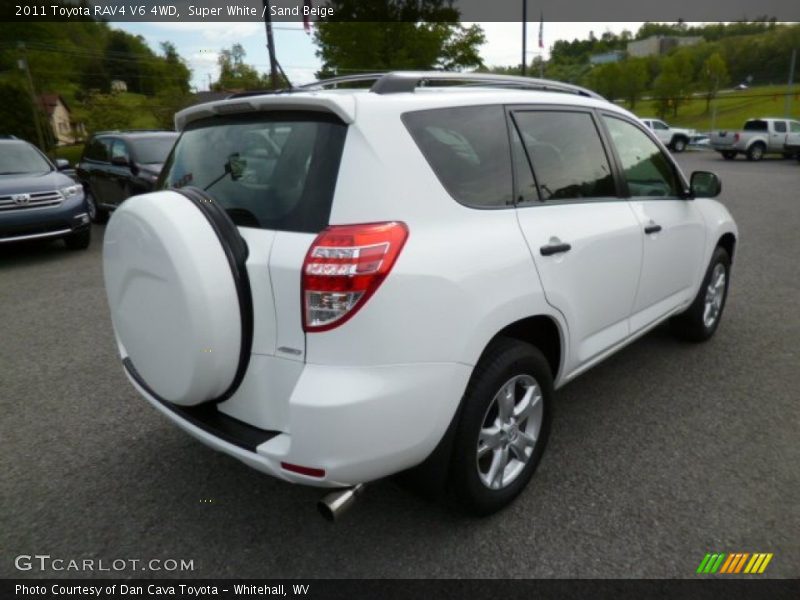 Super White / Sand Beige 2011 Toyota RAV4 V6 4WD