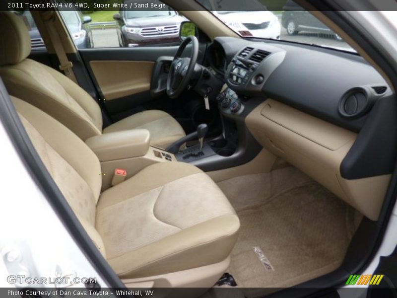 Super White / Sand Beige 2011 Toyota RAV4 V6 4WD