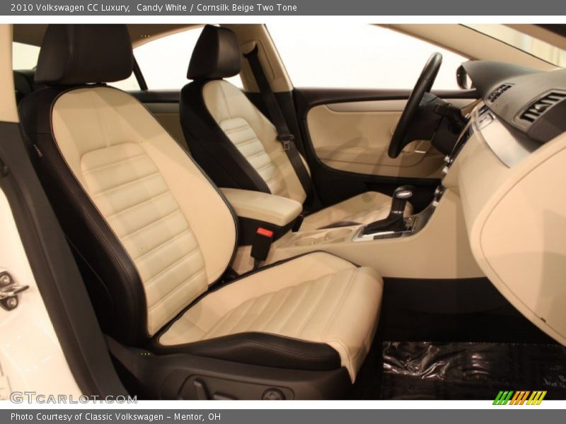 Candy White / Cornsilk Beige Two Tone 2010 Volkswagen CC Luxury
