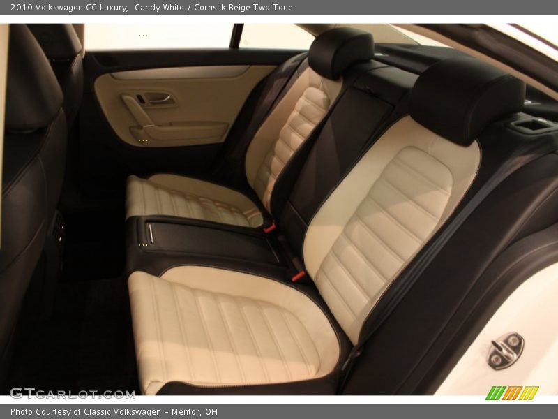Candy White / Cornsilk Beige Two Tone 2010 Volkswagen CC Luxury