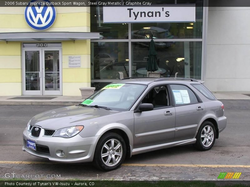 Steel Gray Metallic / Graphite Gray 2006 Subaru Impreza Outback Sport Wagon