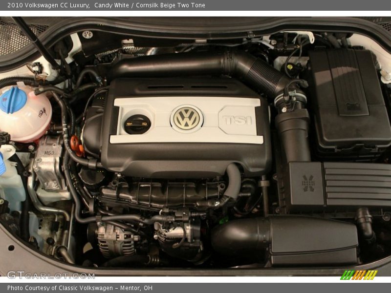 Candy White / Cornsilk Beige Two Tone 2010 Volkswagen CC Luxury