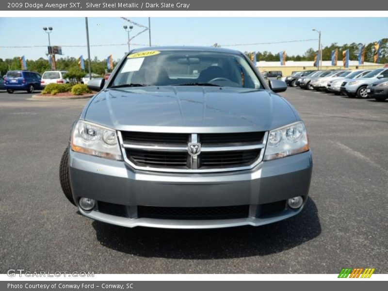 Silver Steel Metallic / Dark Slate Gray 2009 Dodge Avenger SXT