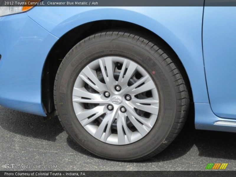 Clearwater Blue Metallic / Ash 2012 Toyota Camry LE