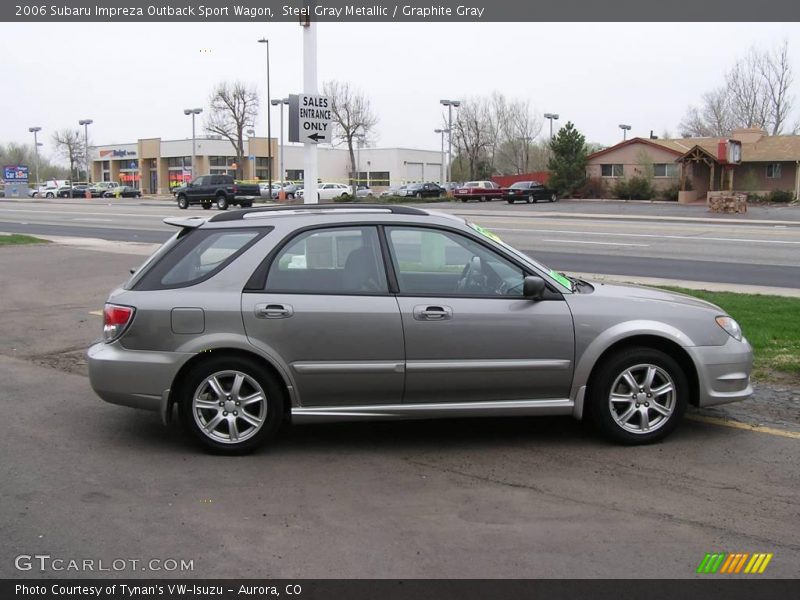 Steel Gray Metallic / Graphite Gray 2006 Subaru Impreza Outback Sport Wagon