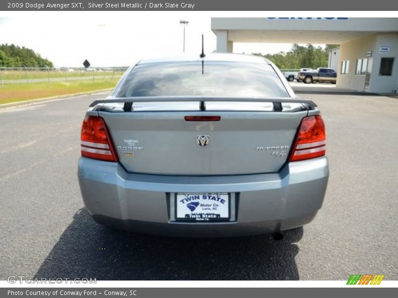 Silver Steel Metallic / Dark Slate Gray 2009 Dodge Avenger SXT