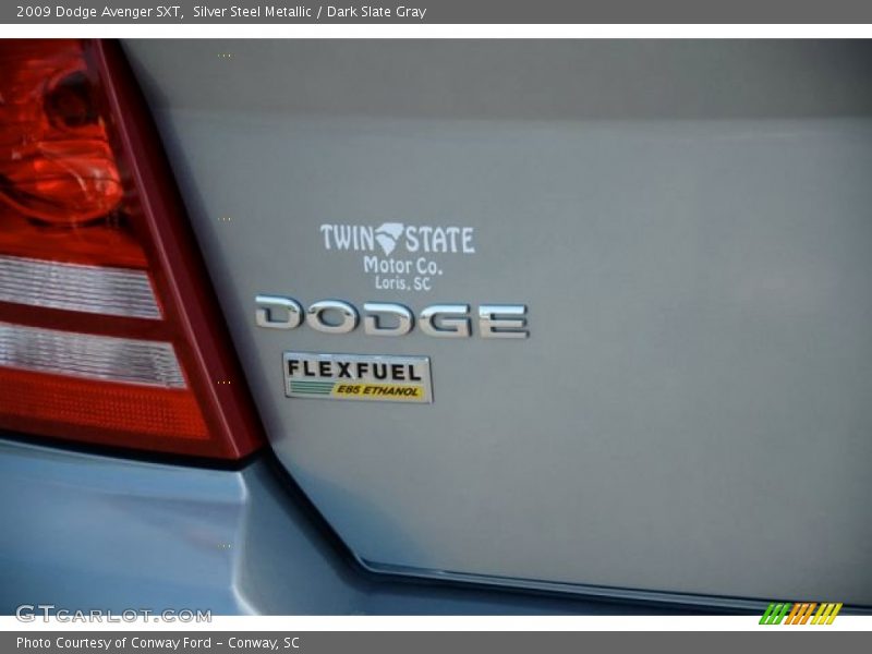 Silver Steel Metallic / Dark Slate Gray 2009 Dodge Avenger SXT