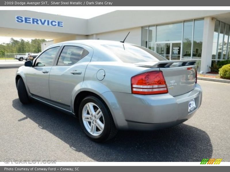 Silver Steel Metallic / Dark Slate Gray 2009 Dodge Avenger SXT