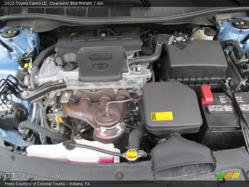 Clearwater Blue Metallic / Ash 2012 Toyota Camry LE