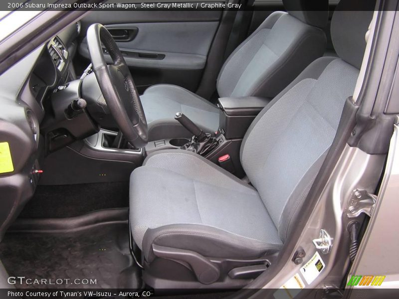 Steel Gray Metallic / Graphite Gray 2006 Subaru Impreza Outback Sport Wagon