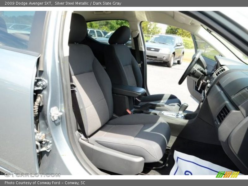 Silver Steel Metallic / Dark Slate Gray 2009 Dodge Avenger SXT