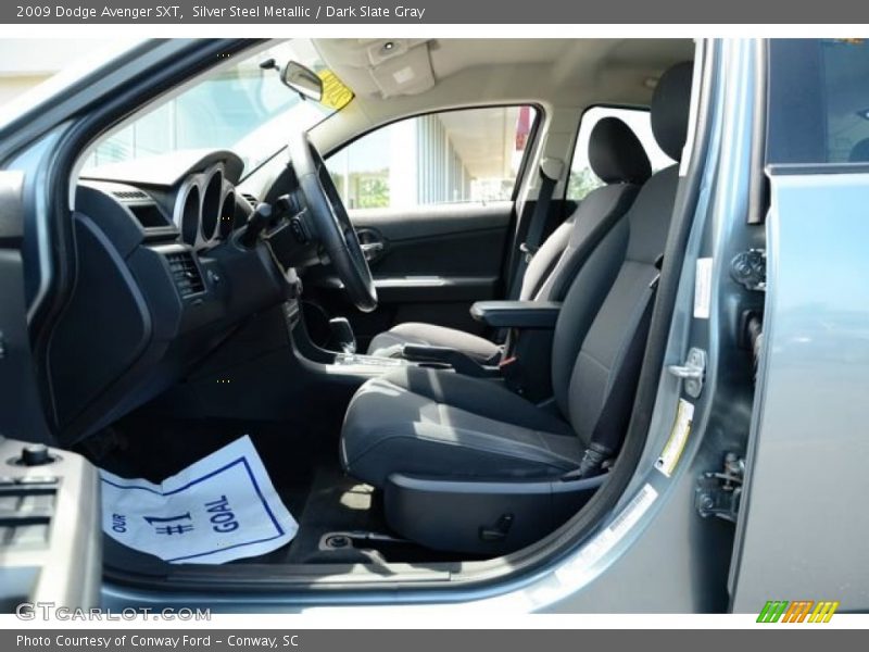 Silver Steel Metallic / Dark Slate Gray 2009 Dodge Avenger SXT