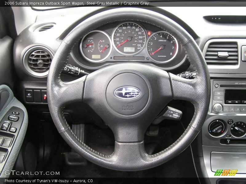 Steel Gray Metallic / Graphite Gray 2006 Subaru Impreza Outback Sport Wagon
