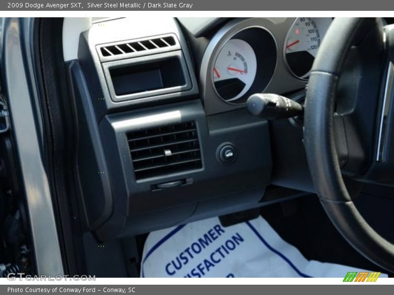 Silver Steel Metallic / Dark Slate Gray 2009 Dodge Avenger SXT