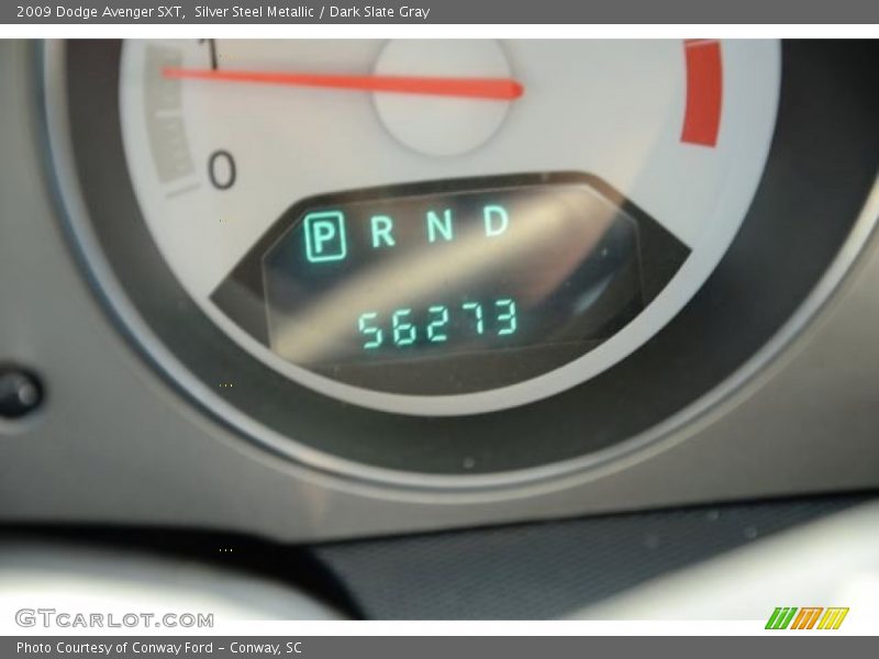 Silver Steel Metallic / Dark Slate Gray 2009 Dodge Avenger SXT