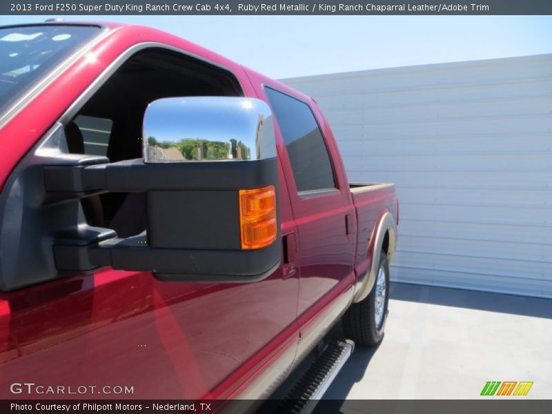 Ruby Red Metallic / King Ranch Chaparral Leather/Adobe Trim 2013 Ford F250 Super Duty King Ranch Crew Cab 4x4