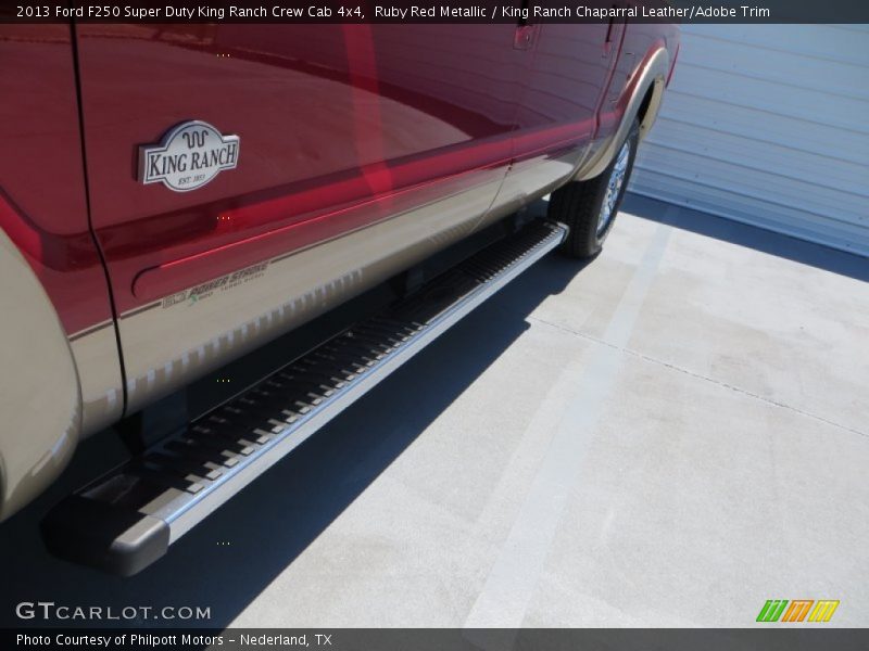 Ruby Red Metallic / King Ranch Chaparral Leather/Adobe Trim 2013 Ford F250 Super Duty King Ranch Crew Cab 4x4