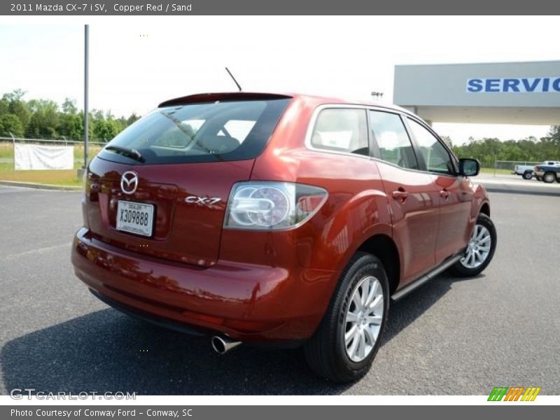 Copper Red / Sand 2011 Mazda CX-7 i SV