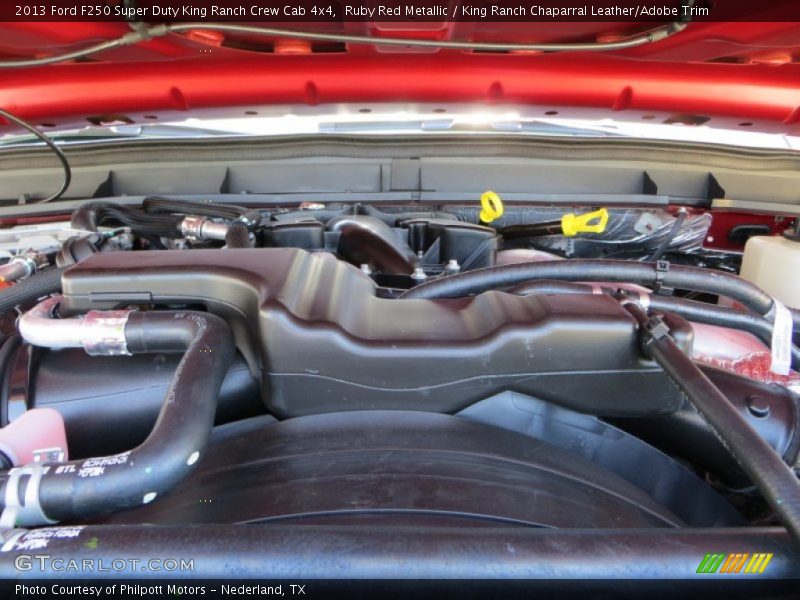 Ruby Red Metallic / King Ranch Chaparral Leather/Adobe Trim 2013 Ford F250 Super Duty King Ranch Crew Cab 4x4
