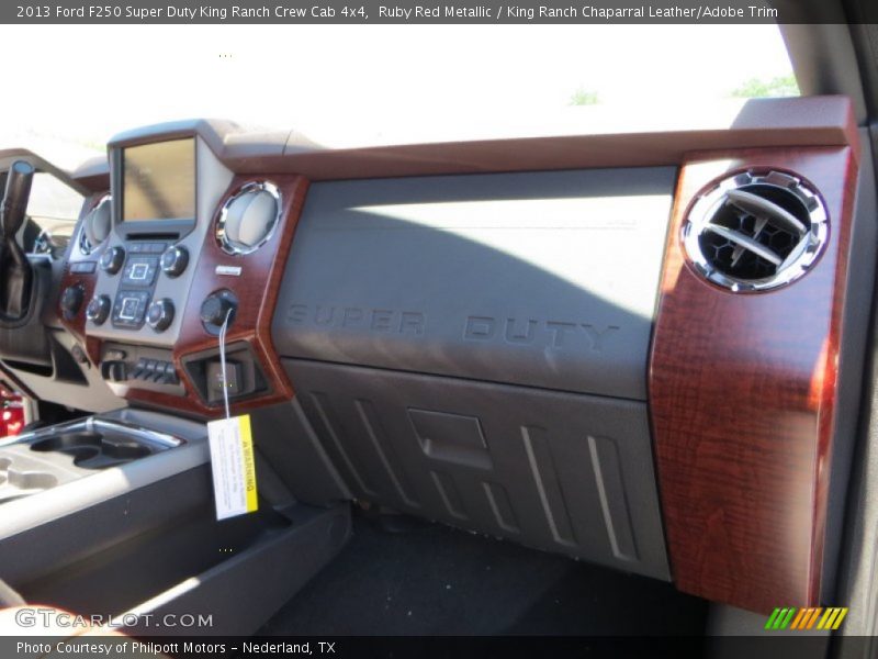 Ruby Red Metallic / King Ranch Chaparral Leather/Adobe Trim 2013 Ford F250 Super Duty King Ranch Crew Cab 4x4