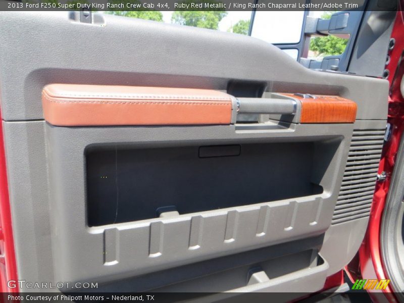 Ruby Red Metallic / King Ranch Chaparral Leather/Adobe Trim 2013 Ford F250 Super Duty King Ranch Crew Cab 4x4