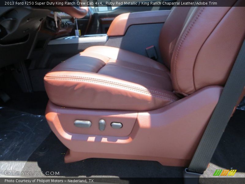 Ruby Red Metallic / King Ranch Chaparral Leather/Adobe Trim 2013 Ford F250 Super Duty King Ranch Crew Cab 4x4