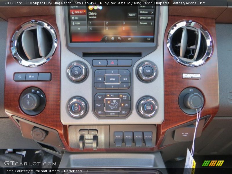 Controls of 2013 F250 Super Duty King Ranch Crew Cab 4x4
