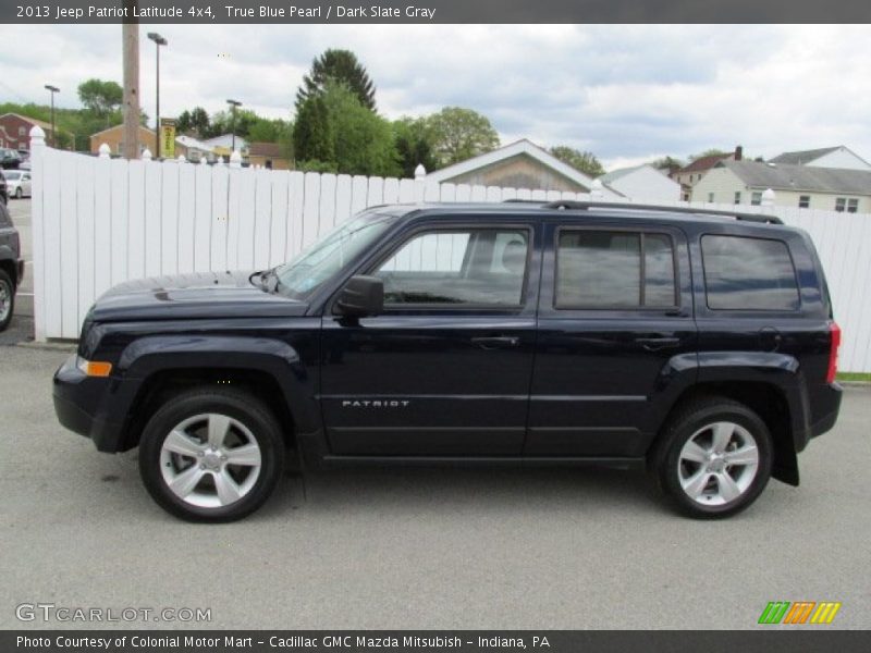 True Blue Pearl / Dark Slate Gray 2013 Jeep Patriot Latitude 4x4