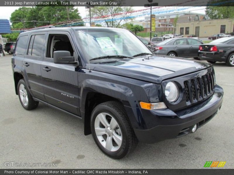 True Blue Pearl / Dark Slate Gray 2013 Jeep Patriot Latitude 4x4