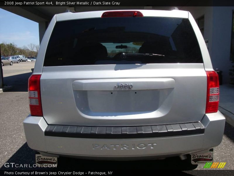 Bright Silver Metallic / Dark Slate Gray 2008 Jeep Patriot Sport 4x4