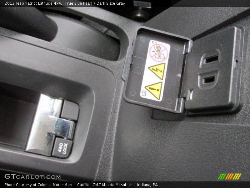 True Blue Pearl / Dark Slate Gray 2013 Jeep Patriot Latitude 4x4