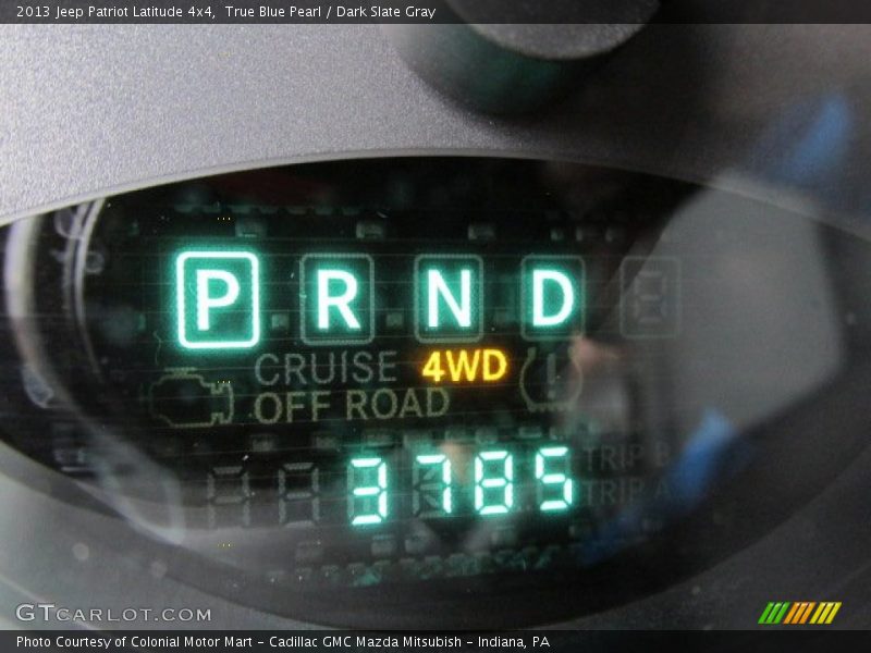 True Blue Pearl / Dark Slate Gray 2013 Jeep Patriot Latitude 4x4
